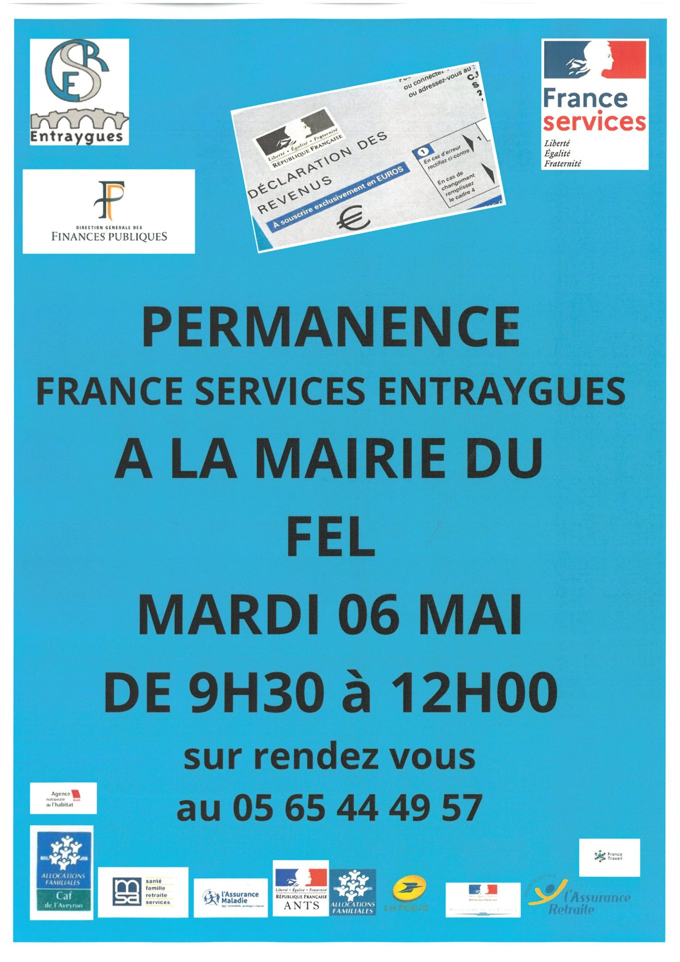 Lire la suite à propos de l’article PERMANENCE FRANCE SERVICES au FEL